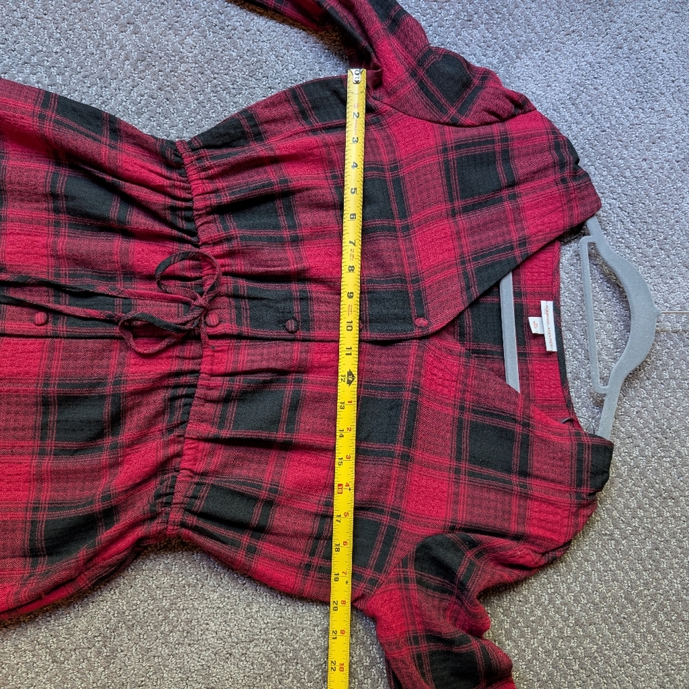 Knox Rose Plaid Dress M - Picture 5 of 6